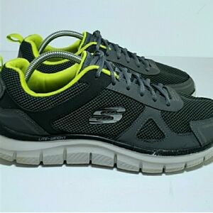 Skechers Leather Cool Comfort Sneakers Walking Work Shoes